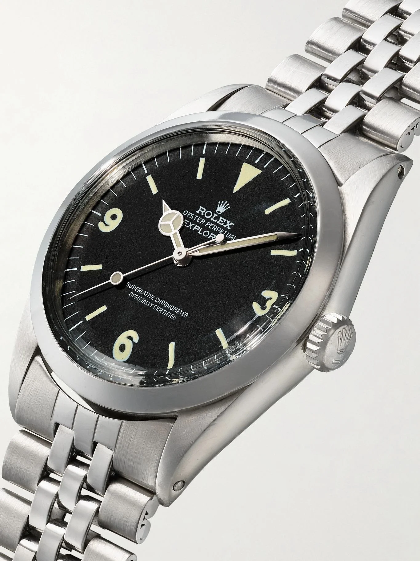 Rolex Mk 1 Frog Foot Dial Explorer I Reference 1016 on Jubilee
